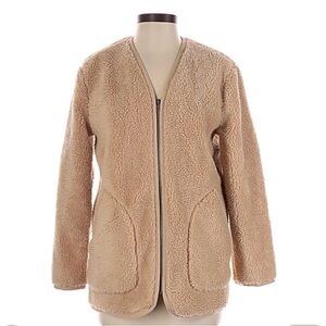 Cozy Tan Teddy Jacket